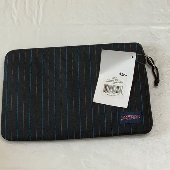 Jansport 13” ULTRABOOK SLEEVE - Mammoth Blue Zoot Suit - Picture 5 of 6